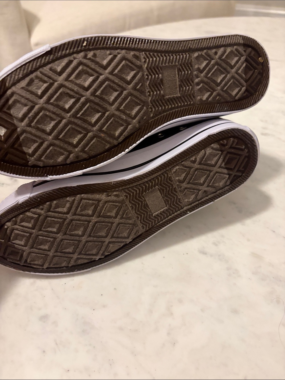 Kids Black High-Top Sneakers with Pink Trim - Picture 4 of 4